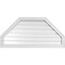 Ekena Millwork Octagonal Top Surface Mount PVC Gable Vent w/ 2"W x 1-1/2"P Brickmould Frame, 42"W x 20"H GVPOT42X2002SF - alternate 1